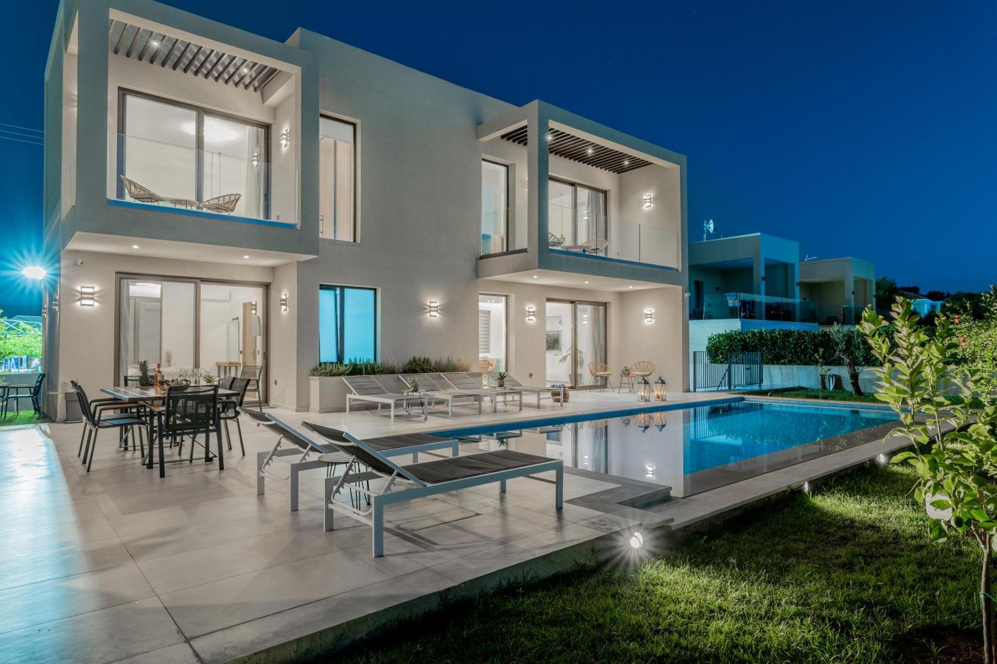 Akea Villas Tragaki Buitenkant foto